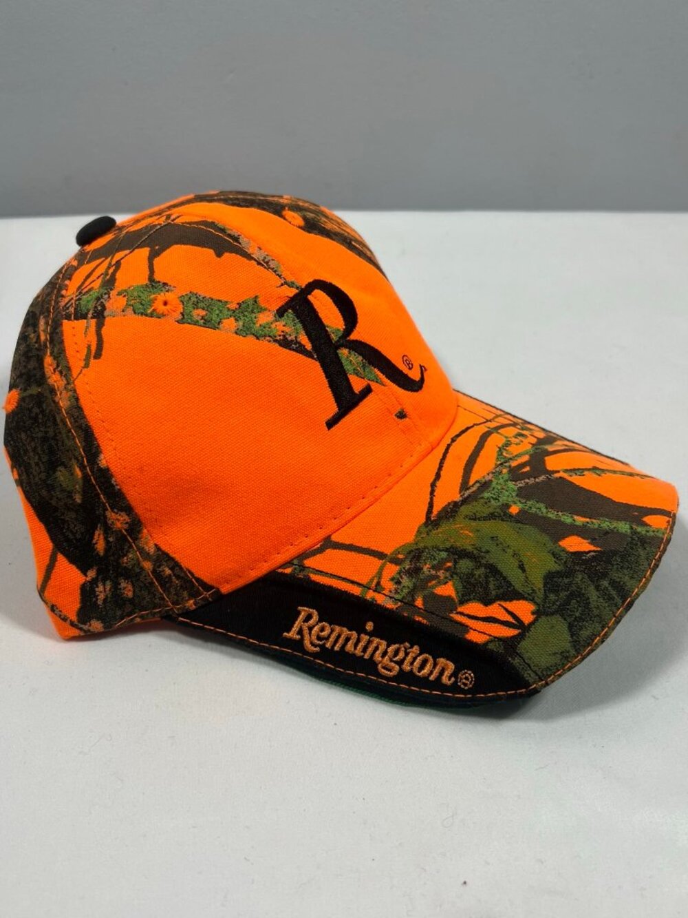 Remington Hat Baseball Cap Strapback Adjustable Camo Mossy Oak Hunting Outdoor